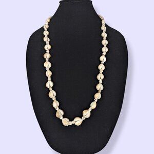 (2/$20) Graduated Shell Infinity Necklace